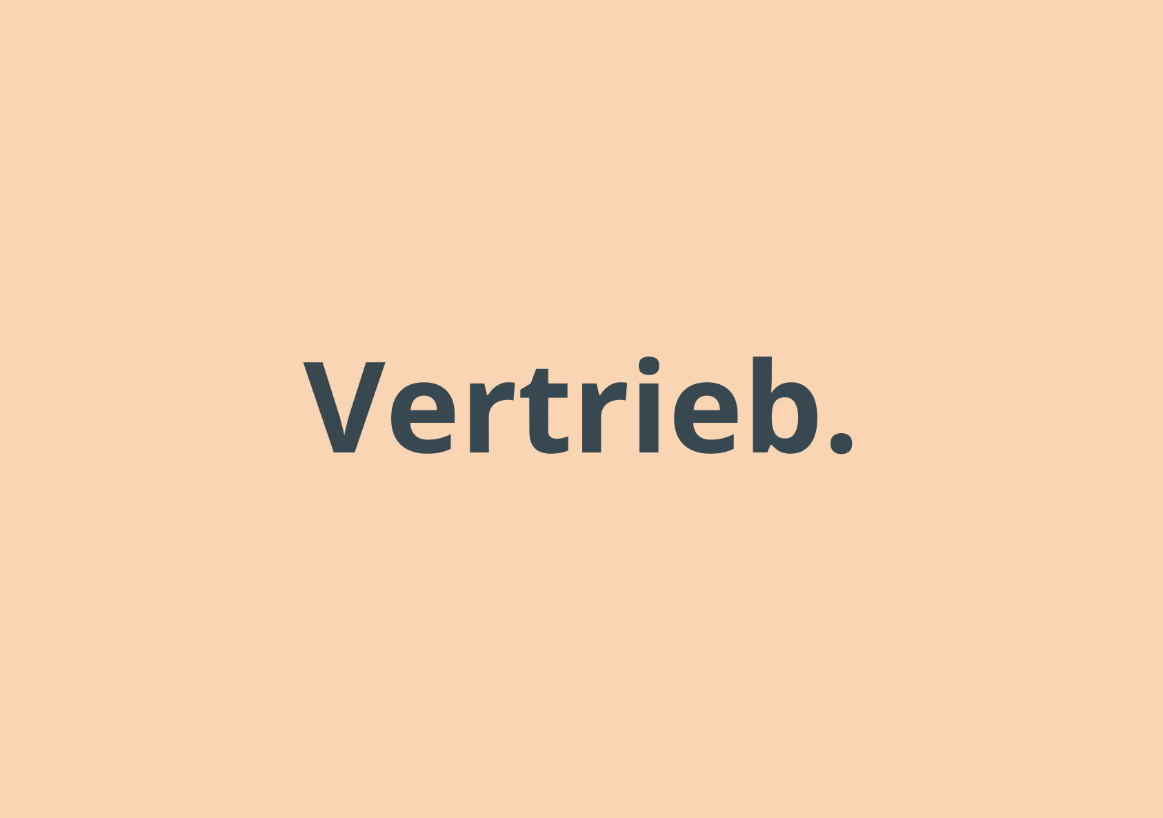 vertrieb